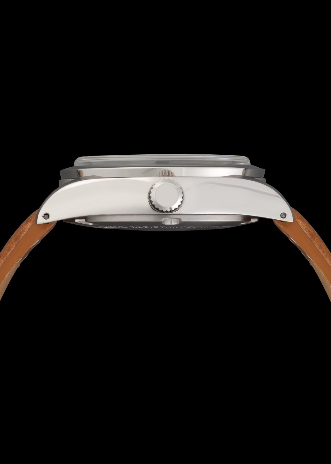 Aeschbach 1950s Pattern 25 Jewel Automatic, 200m Water Resistant Watch with Retro Luminous Paint, Sapphire Crystal & Calf Leather Strap - Brand New Ex Photographic and Promotion Watch Reduced