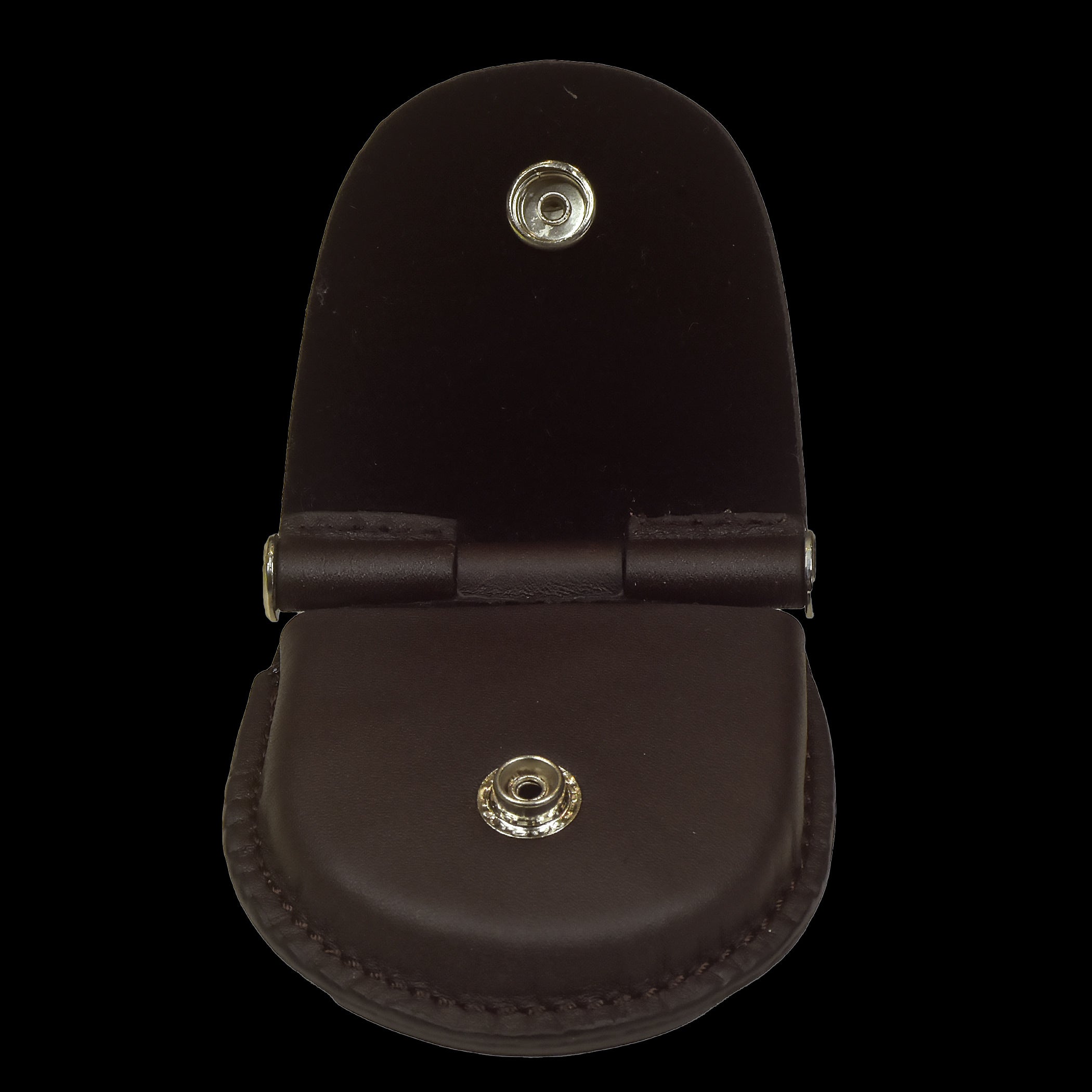 Superior Quality Brown Calf Leather Pocket Watch Case