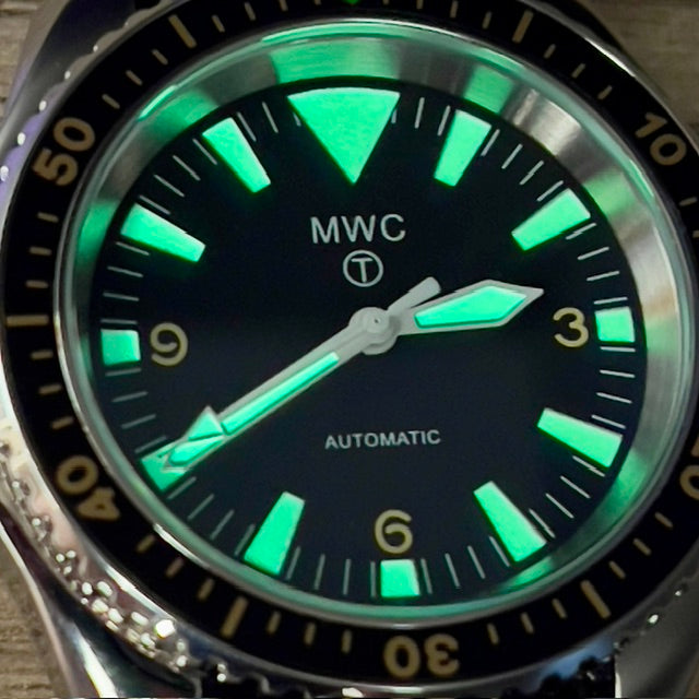 MWC 1970s Pattern Automatic Military Divers Watch with Chromed Case and Sapphire Crystal - Limited Edition of 250 Pieces