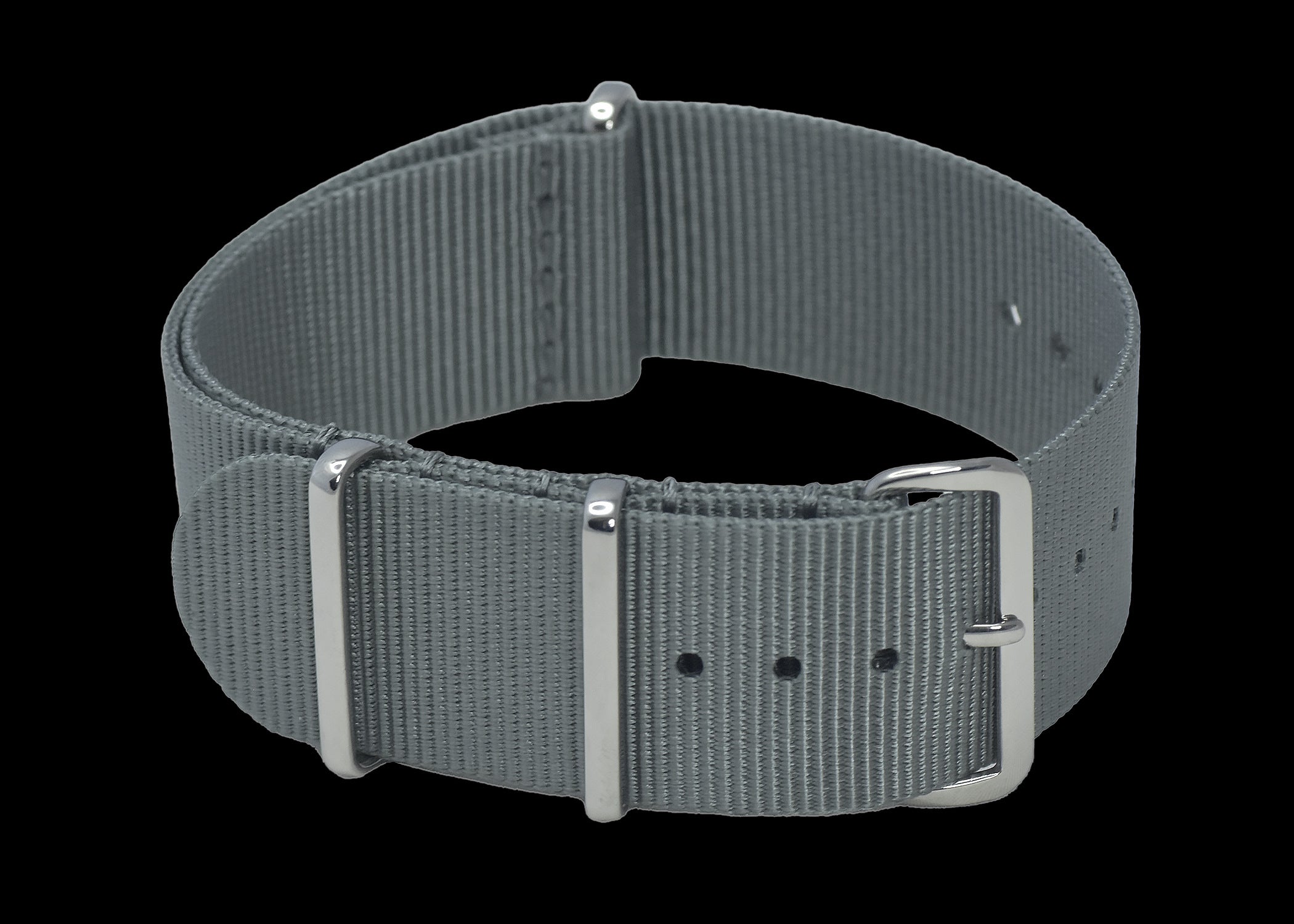 24mm Admiralty Grey NATO Military Watch Strap Made From High Grade Nyl 24mm Admiralty Grey NATO Military Watch Strap Made From High Grade Nyl