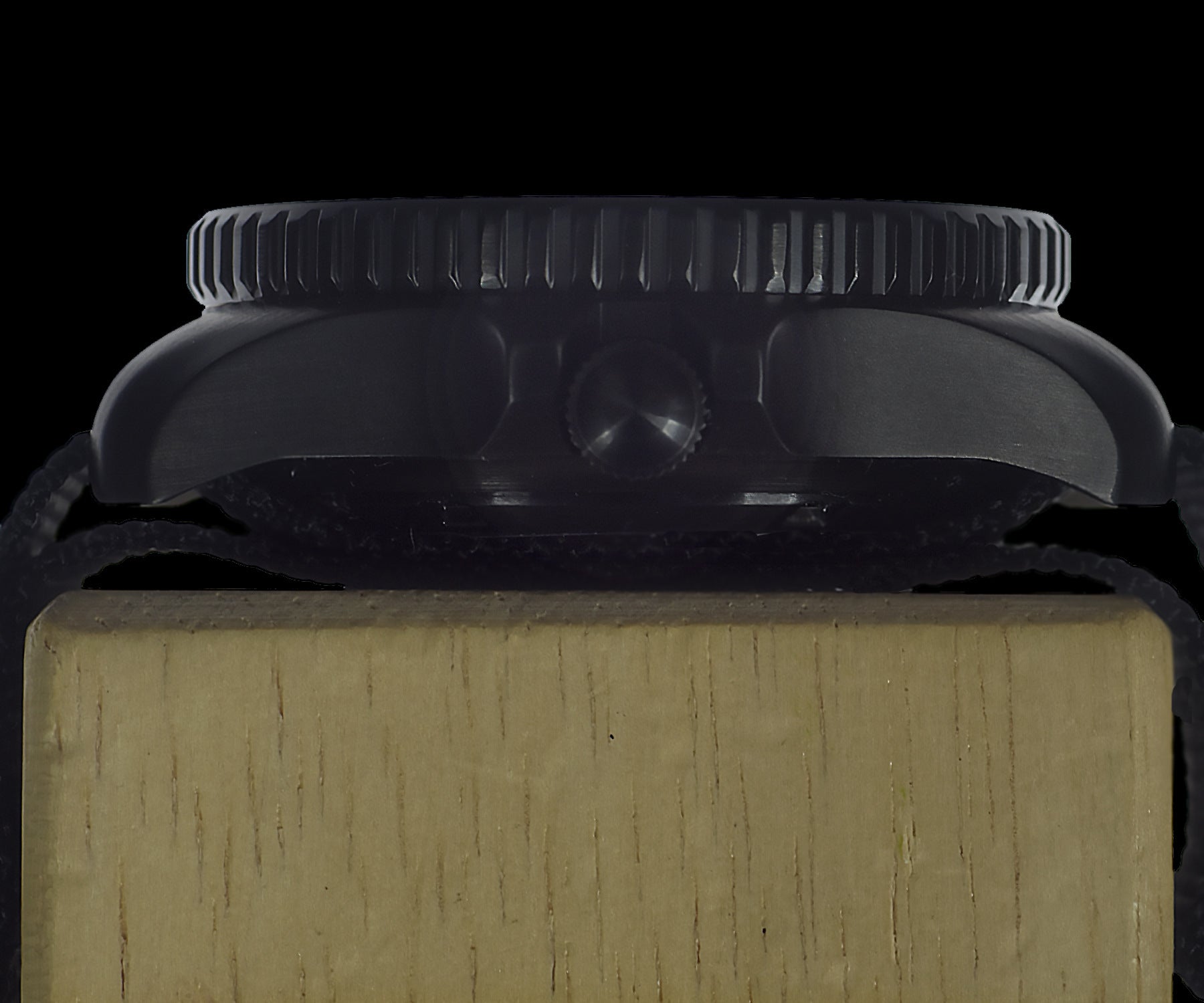 MWC Automatic Black PVD Military Divers Watch  - Tritium / GTLS Illumination, Ceramic Bezel and Sapphire Crystal