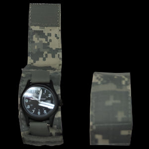 US ACU-Camouflage Covered Watch Strap